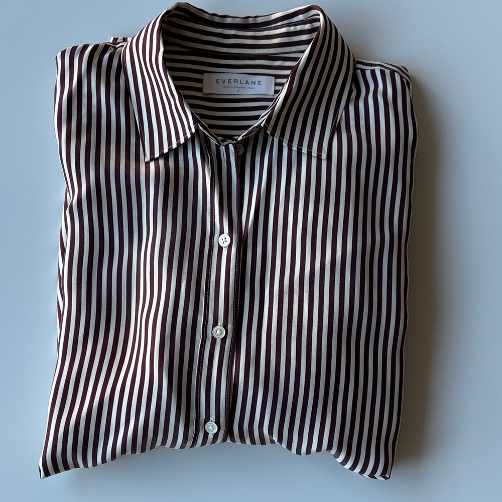 Everlane silk blouse